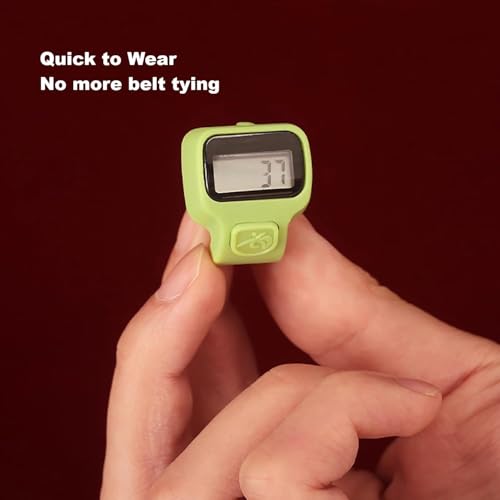 Image of 99999 5 Digit Multiuse Digital Electronic Portable Mini Hand Tally Clicker Counter Finger Ring Mantra Jaap Device Machine Cricket Umpire Counting Zikr Ziker Dhikr (8016)