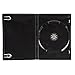 Produktbild 100 DVD Hüllen Schwarz Single  14 mm  Von dragontrading®