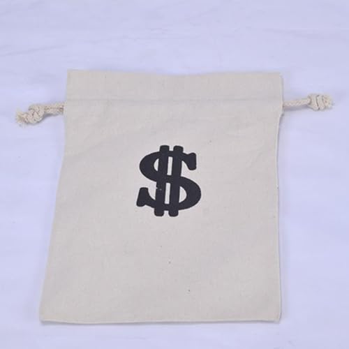 Pochettes à cordon en tissu blanc lot de 6 sachets créatifs Abaodam pour bijoux - 4