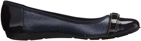 AK Anne Klein Sport Women's ABLE Fabric Ballet Flat, Navy Black/Multi, 7.5 M US | Image 5