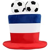 Bemvp Hoher Hut 3D-fußballmotiven Und Flaggenmuster – EIN Witziges Accessoire Für Fußballpartys Und -feiern