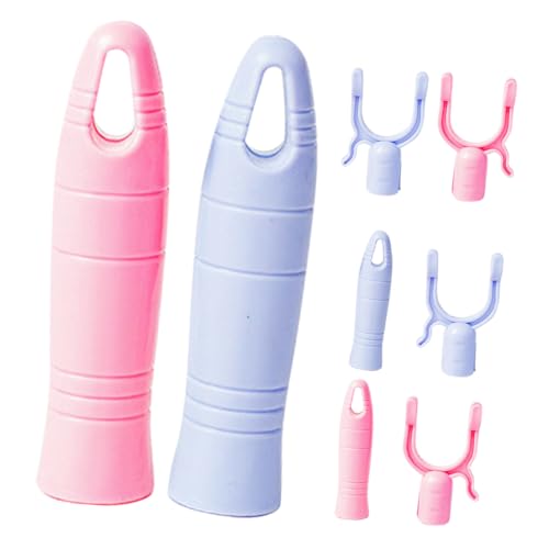 TOBBOMEY 4 set Accessori per Bastoni Appendini in Plastica Resistenti Forchette e Manici Sostitutivi per Asta Armadio e Stendino Campeggio Supporto Stabile per Bastoni Tende Interni e Abiti