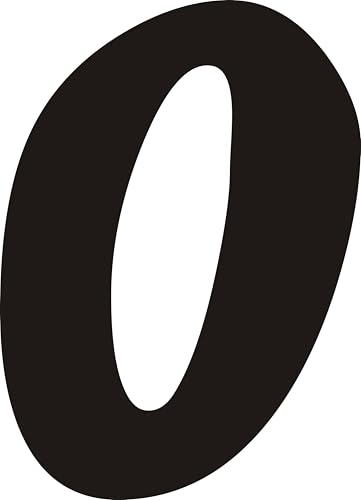 ShirtInStyle Zahl 0 Aufkleber Folie