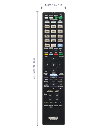 Télécommande de rechange RM-AAP078 pour appareil Sony STR-DN1030 - 4
