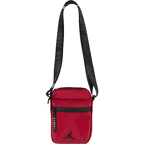 Nike Air Jordan Airborne Crossbody Festival Bag, Unisex, Small (Gym Red/Black)3