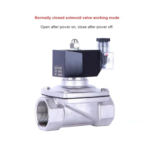 Électrovanne pour eau de jardinage et irrigation automatique en inox 12V - 3