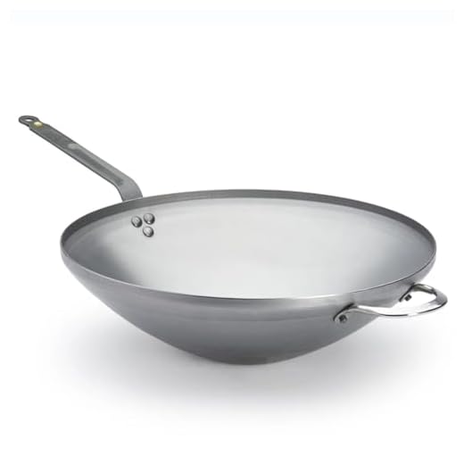 De Buyer - 5618,40 - Wok Mineral B-handtag med svans, diameter 40 cm