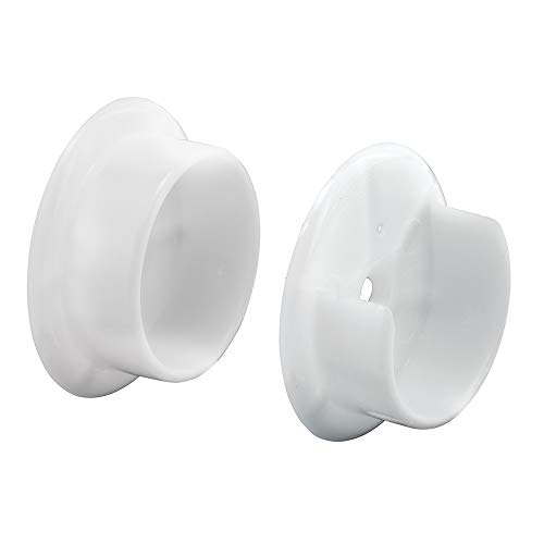 Slide-Co 16815 Closet Pole Sockets, 1-3/8-Inch, Plastic