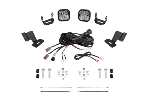 Diode Dynamics Stage Series A-Pillar Pod Kit compatible with Honda Talon 2019-2024, SS3 Pro (36 watts) White Combo