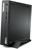 Lenovo Thinkcentre M75q Tiny G5 Mini Business Desktop Black - AMD Ryzen 5 Pro 8500GE 6-Core 3.40GHz 256GB SSD 16GB DDR5 WiFi HDMI 2DP Win11Pro