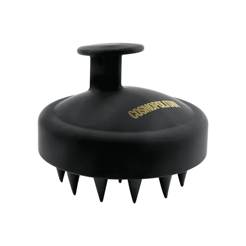 Cosmopolitan Masajeador de cuero cabelludo para el cabello, cepillo de champú suave, exfoliante de cuero cabelludo y masajeador de cabeza para hombres y mujeres, cuero cabelludo seco y todo tipo de