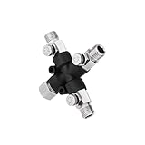 [Utilisation polyvalente] : Ce raccord de tuyau d'air réglable est largement utilisé pour connecter les pulvérisateurs et les pompes à air. Il permet de connecter une pompe à trois tuyaux simultanément, résolvant ainsi le problème de la connexion d'une seule pompe à un seul tuyau