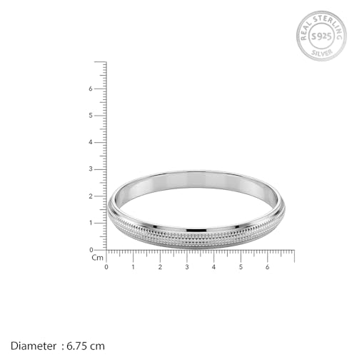 Image of GIVA 925 Silver Arvith Kada For Him|Gifts for Men and Boys| With Certificate of Authenticity and 925 Stamp | 6 Months Warranty