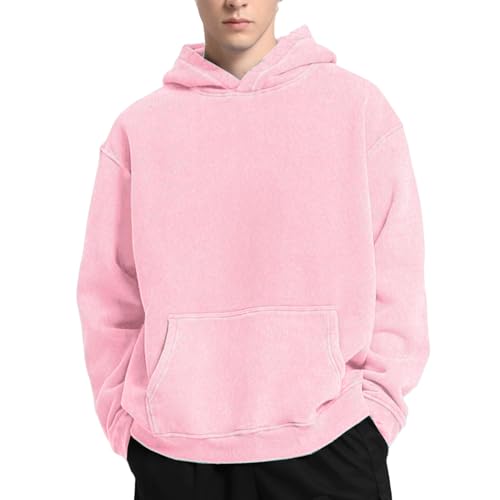 Wankang Acid Wash Hoodies for Men Oversized Hooded Sweatshirt Casual Vintage Pullover Hoodie Heavyweight Loose Sweatshirts2