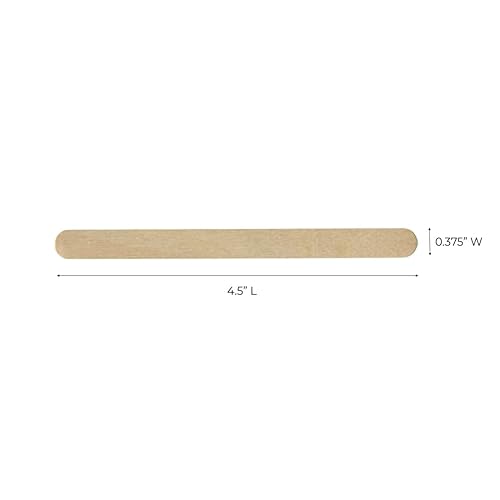 Miniatura 3 de ForPro Aplicadores de madera premium, no estériles, aplicadores de depilación con cera, medianos, 4.5 pulgadas de largo x 0.375 pulgadas de ancho,