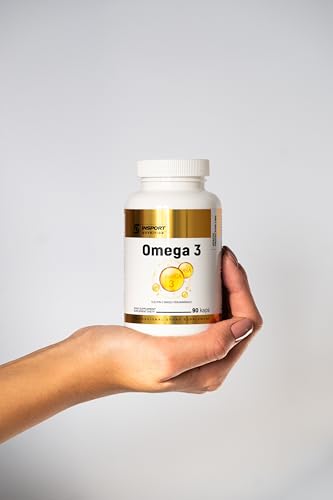 INSPORT Nutrition - Acides oméga-3-180 mg d'EPA et 120 mg de DHA par gélule - Vitamine E - Ligne de protection de la santé - Supplément sportif professionnel - 90 capsules – Image 4