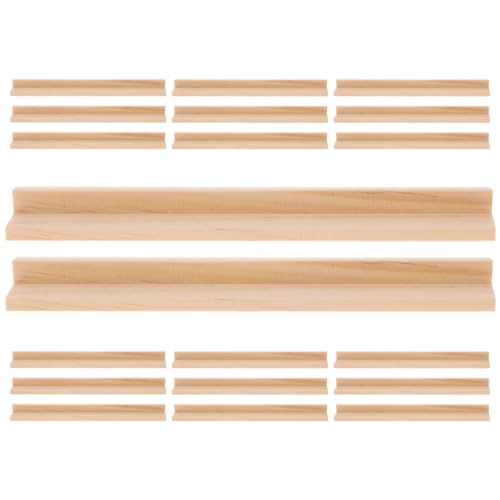 Supports en bois polyvalents VANZACK de 19 cm lot de 20 pièces pour dominos et cartes