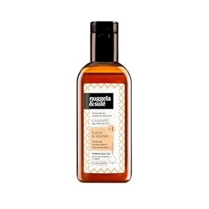 Nuggela & Sulé Champú Nº1 – Fuerza & Volumen. Con Extracto de Cebolla Roja y Glucógeno Marino. Fortalece. Estimula el Crecimiento. Frena la Caída del Cabello. 1 x 100 ml Formato Viaje