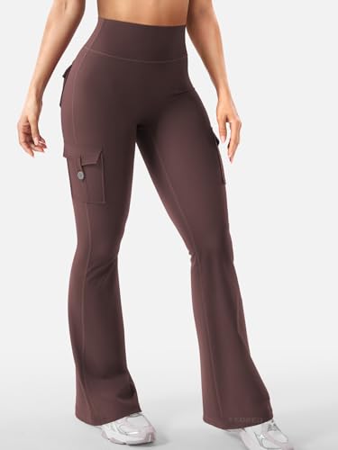 Image of YEOREO CoreFlex Women Workout Flare Leggings