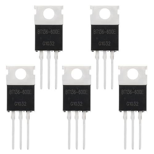 MECCANIXITY BT136-600E MOSFET Transistor 4A 600V 5pcs