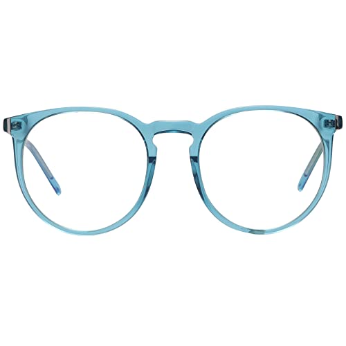 Image of DUCO Retro Round Blue Light Glasses For Men Women Blue Ray Blocking Glasses Computer Gaming Glasses Nylon Lens Acetate Frame Green 8301