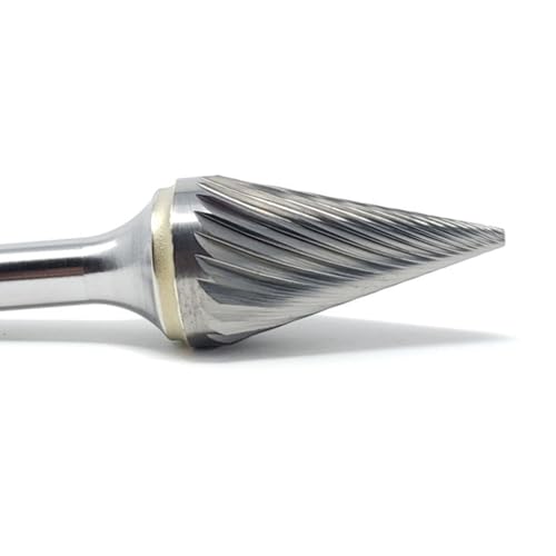 Fresa carburo corte sencillo SM-6 5/8" x 1" mango 1/4" miniatura 3