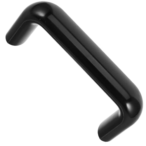 GALPADA Tirador Ovalado de Baquelita Negra para Puerta de Horno Industrial, Mango en Forma de U Rosca Interna M8 y Orificios de 120 MM, Fácil Instalación para Equipos Industriales