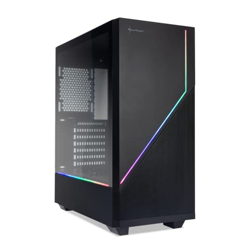 ✔️Case: Case elegante da ufficio NX410 black. Il produttore ha realizzato un modello con pannello laterale in vetro temperato ed un pannello frontale in MESH. Incluse due ventole da 140 mm ed una ventola da 120 mm, tutte con illuminazione RGB. Dimensioni: 390 mm x 210 mm x 485 mm