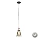 Elk Lighting 46020/1-LA Pendant Light, Mocha