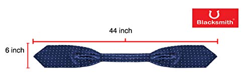 Image of BLACKSMITH Jacquard Microfiber Neckwear Ascot and Matching Pocket Square Set for Men