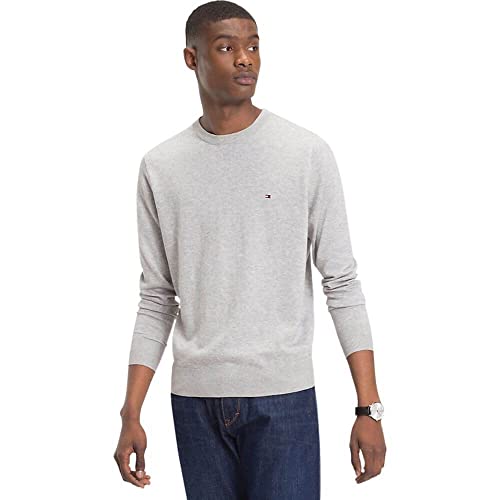 Tommy Hilfiger Herren Regular Fit Pullover CORE Cotton - Silk CNECK...