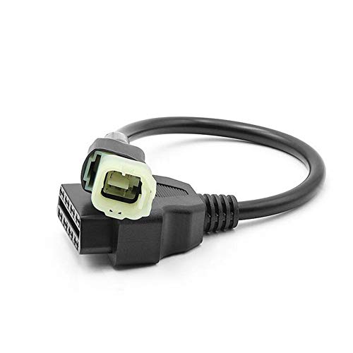 Emoto Universal Obd2 Motorcycle Diagnostic Adapter Cable Obdii Motorcycles Fault Detection Parts For Honda Motorbikes (4 Pin To 16 Pin) #TOP3