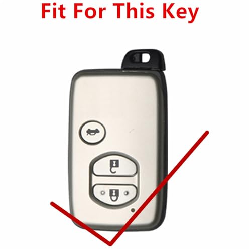 Funda llave mando Toyota Corolla Camry RAV4 Highlander Auris de 3 botones 2