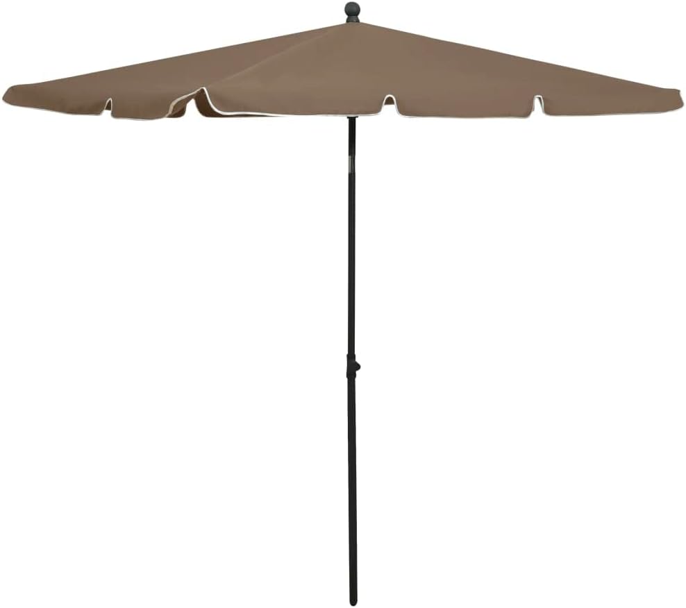 Garden Parasol with Pole Outdoor Market Patio Umbrella - Shade 82.7"x55.1"