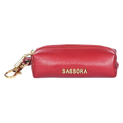 Image of Sassora Premium Leather Key Pouch For Car & Other Keys