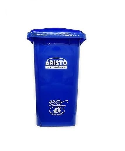 Aristo Plastic Manual-Lift Garbage Waste Dustbin with Out Wheel 90 L blue-image-49