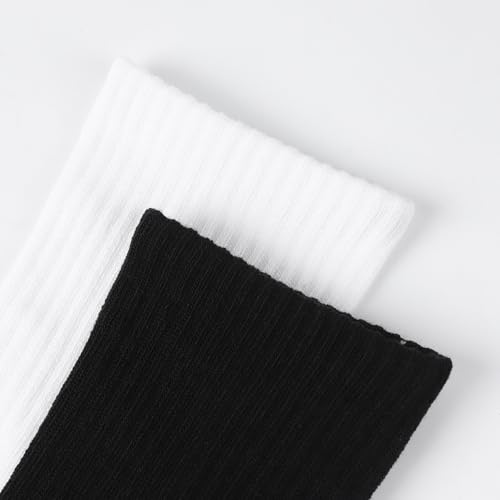 Image of Womens Crew Toe Sock, Colorful Cotton Toe Socks for women Arch Support, Casual Calf Running Five-Toe Design(3&6pairs)