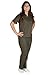 M&M SCRUBS Women Scrub Set Medical Scrub Top and Pants XXL Olive