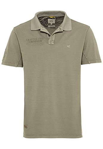 Preisvergleich Produktbild camel active Herren Piqué Poloshirt aus Reiner Baumwolle Khaki Menswear-XXL