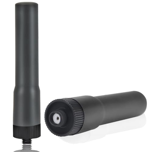 ABBREE Ham Radio Antenna Mini Short Walkie Talkie SF-20 SMA- Female 2.76 inch Dual Band Long Range Antenna for Baofeng UV5R 5RM BF-F8HP PRO,K5 Plus,UV-32,UV-21R,GM21,UV-K5 Two Way Radio(Grey,2Pack)