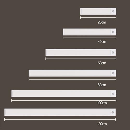 Lámpara de pared LED recargable con sensor de movimiento de 120 grados 6
