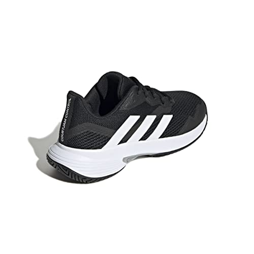 adidas CourtJam Control W, Zapatillas de Tenis Mujer, NEGBÁS/FTWBLA/Plamet, 38 EU