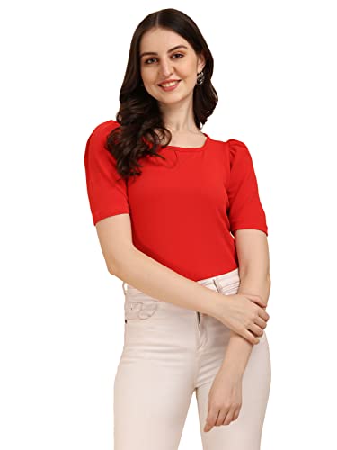 Image of Wedani Women's Solid Regular Fit Blouse