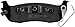 Hawk Performance HB555Y.678 LTS Light Truck and SUV Street Brake Pads