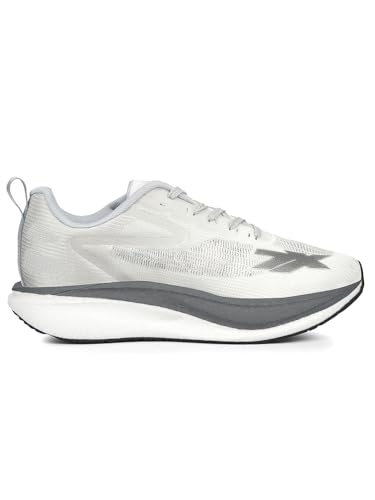 Image of Liberty Leap7x XLM-02 Lacing Sports Running Shoes for Men - White | Comfortable and Durable Lace-Up Closure - Suitable for Lacing Walking, Gym, Jogging, Outdoor Shoes for Gents - Cushioned Footbed