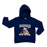 United Labels Paw Patrol Sweatshirt für Jungen - Playtime Kinder Kapuzenpullover Pullover mit Kapuze Hoodie Blau (110-116)