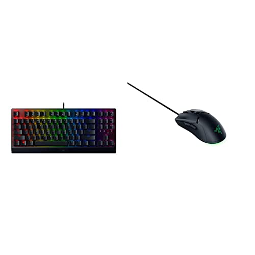 Prodotto 1: SWITCH MECCANICI GIALLI RAZER PER BATTUTE RAPIDE E SILENZIOSE: Con un punto di attuazione a soli 1,2 mm, questi switch sono progettati per essere veloci, e per permettere battute morbide e ultra-rapide senza feedback tattile e con un profilo sonoro ridotto.
