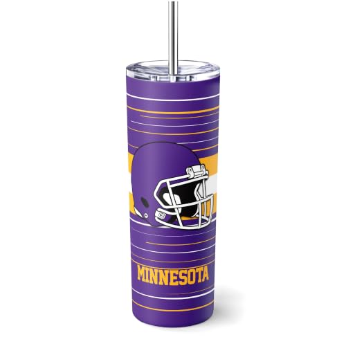 Image of Minnesota Tumbler 20oz Travel Mug Custom Name and Number Gifts | Stainless Steel Insulated Coffee Cup for Women Men