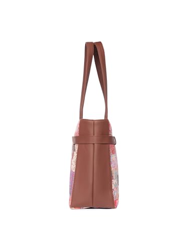 Image of ZOUK Urban Escape Bag | Stylish Vegan with Laptop Compartment, Trolley Sleeve & Anti-Theft Pocket |