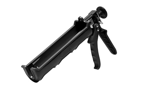 Pistolet professionnel pour appliquer des silicones et des scellants, stuttura en plastique si haute épaisseur et mécanique en métal. Prend en charge des...